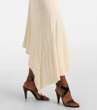 Alaïa Alaïa Asymmetric jersey midi dress | Thumbnail 5
