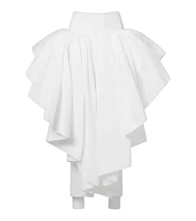 Alaïa Draped asymmetric midi skirt
