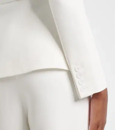 Roland Mouret Floral-appliqué crêpe jacket | Thumbnail 4 Roland Mouret Floral-appliqué crêpe jacket | Thumbnail 4