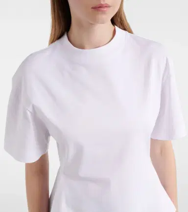 Alaïa Alaïa Draped cotton jersey T-shirt | Thumbnail 3