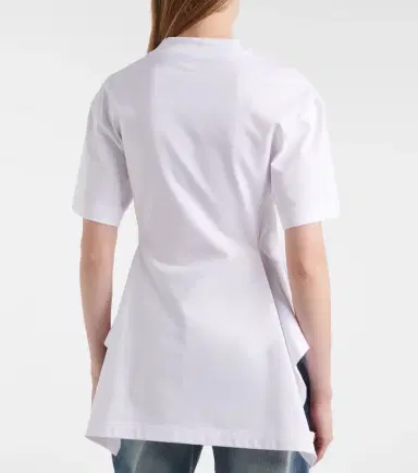 Alaïa Alaïa Draped cotton jersey T-shirt | Thumbnail 5