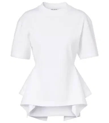 Alaïa Alaïa Draped cotton jersey T-shirt | Thumbnail 1