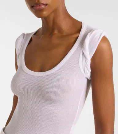 Alaïa Alaïa Ribbed-knit bodysuit | Thumbnail 3