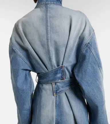 Alaïa Alaïa Belted cotton denim romper | Thumbnail 5 Alaïa Alaïa Belted cotton denim romper | Thumbnail 5