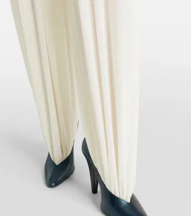Alaïa Alaïa Silk-blend wide-leg pants | Thumbnail 2