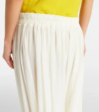 Alaïa Alaïa Silk-blend wide-leg pants | Thumbnail 3