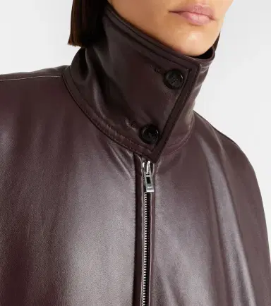 Alaïa Alaïa Layered leather bomber jacket | Thumbnail 2