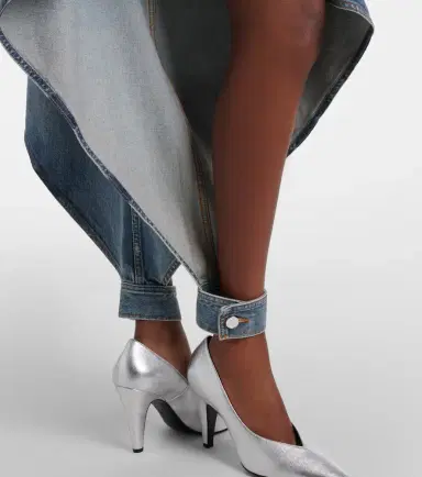 Alaïa Alaïa Draped tapered jeans | Thumbnail 2 Alaïa Alaïa Draped tapered jeans | Thumbnail 2