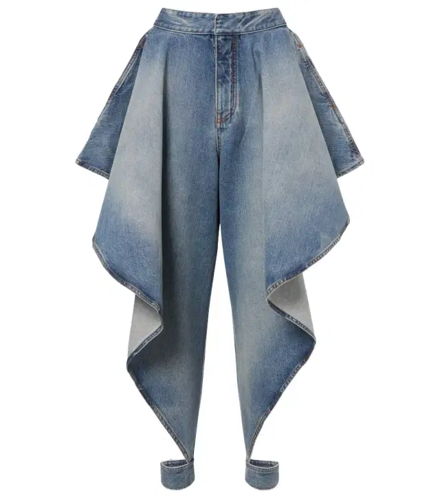 Alaia Alaïa Draped tapered jeans