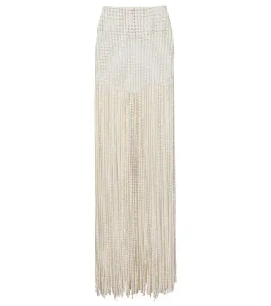 Alaia Alaïa Trompe l'ail wide-leg pants | Thumbnail 1 Alaia Alaïa Trompe l'ail wide-leg pants | Thumbnail 1