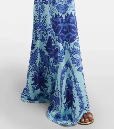Etro Printed jersey flared leggings | Thumbnail 2