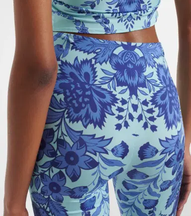 Etro Printed jersey flared leggings | Thumbnail 5