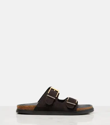 The Row Buckle suede slides | Thumbnail 6