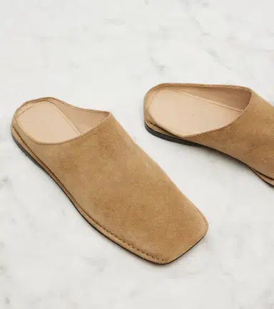 The Row Piper suede slides | Thumbnail 4