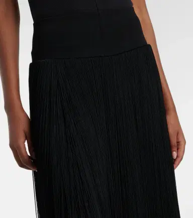 Alaïa Alaïa Fringed leggings | Thumbnail 6