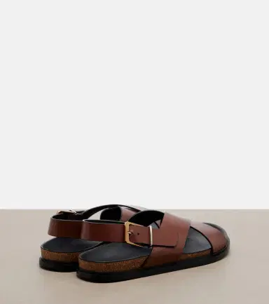 The Row Buckle leather sandals | Thumbnail 4