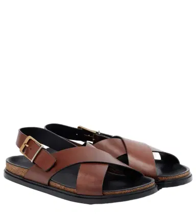 The Row Buckle leather sandals | Thumbnail 1
