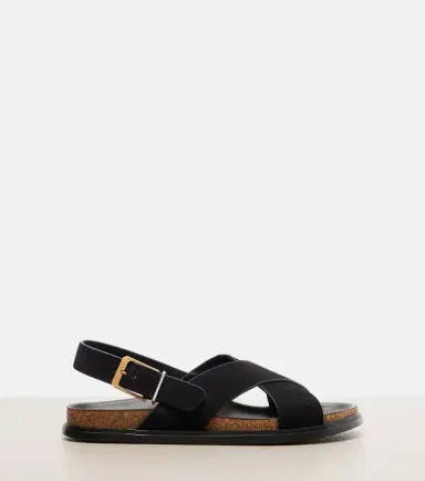 The Row Buckle suede sandals | Thumbnail 3