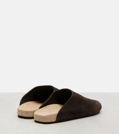 The Row Hudson Two suede mules | Thumbnail 3