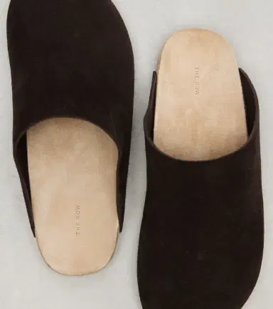 The Row Hudson Two suede mules | Thumbnail 4
