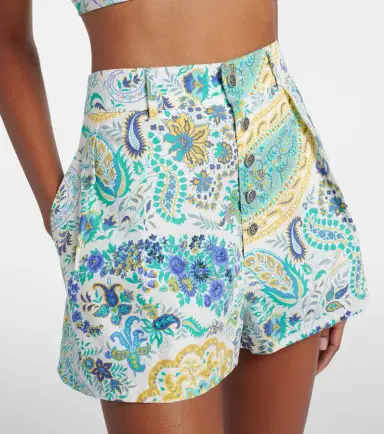 Etro Paisley cotton shorts | Thumbnail 5