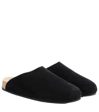 The Row Hudson Two suede mules | Thumbnail 1 The Row Hudson Two suede mules | Thumbnail 1