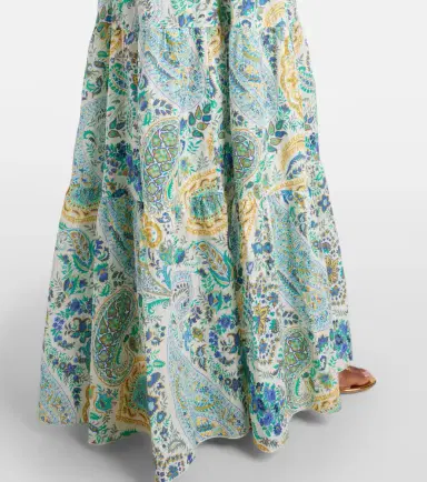 Etro Paisley tiered cotton maxi dress | Thumbnail 2