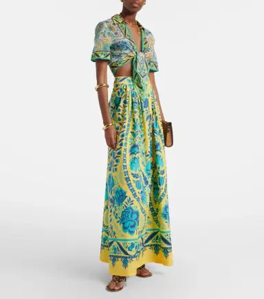 Etro Printed cotton maxi skirt | Thumbnail 6 Etro Printed cotton maxi skirt | Thumbnail 6