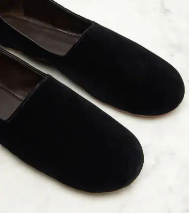 The Row Ponti velvet slip-on shoes | Thumbnail 3 The Row Ponti velvet slip-on shoes | Thumbnail 3