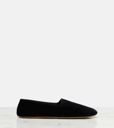 The Row Ponti velvet slip-on shoes | Thumbnail 4 The Row Ponti velvet slip-on shoes | Thumbnail 4