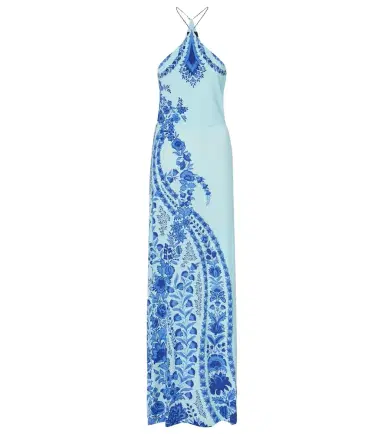 Etro Printed halterneck maxi dress | Thumbnail 1