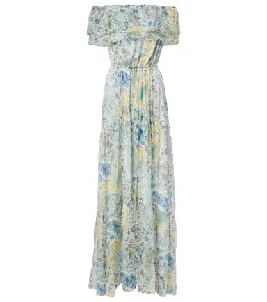 Etro Paisley silk chiffon maxi dress | Thumbnail 1