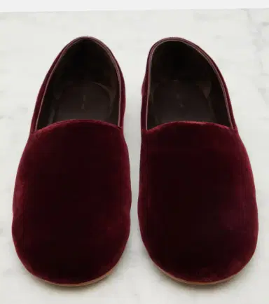 The Row Ponti velvet slip-on shoes | Thumbnail 3