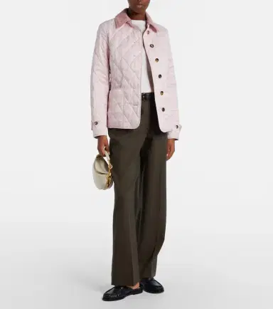 Burberry Corduroy-trimmed quilted jacket | Thumbnail 4 Burberry Corduroy-trimmed quilted jacket | Thumbnail 4