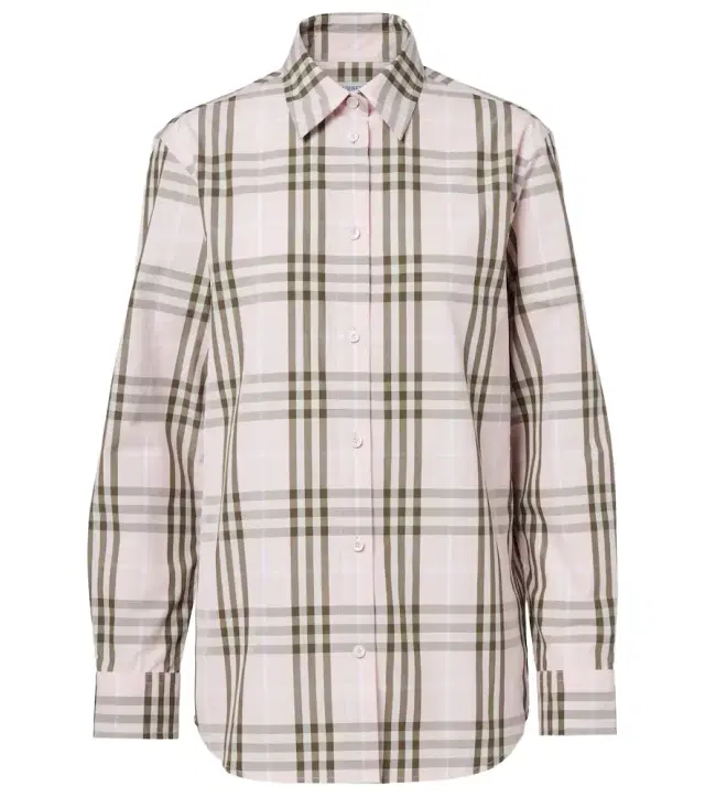 Burberry Check cotton poplin shirt