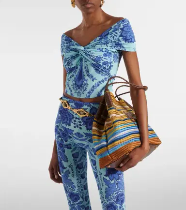 Etro Printed jersey crop top | Thumbnail 3 Etro Printed jersey crop top | Thumbnail 3