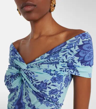 Etro Printed jersey crop top | Thumbnail 5 Etro Printed jersey crop top | Thumbnail 5