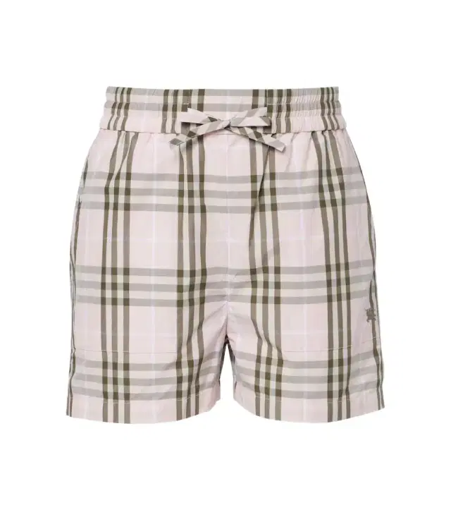 Check cotton shorts