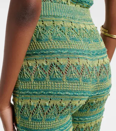 Etro Crochet cotton flared pants | Thumbnail 5