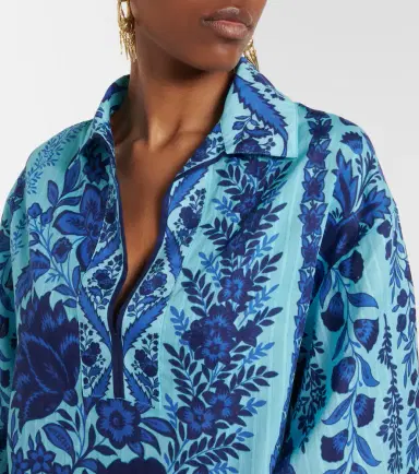 Etro Paisley oversized cotton minidress | Thumbnail 4 Etro Paisley oversized cotton minidress | Thumbnail 4