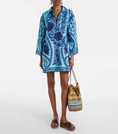 Etro Paisley oversized cotton minidress | Thumbnail 5 Etro Paisley oversized cotton minidress | Thumbnail 5