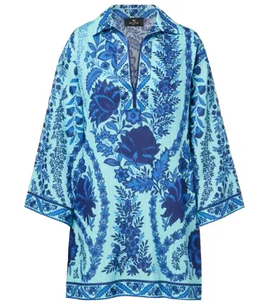 Etro Paisley oversized cotton minidress | Thumbnail 1 Etro Paisley oversized cotton minidress | Thumbnail 1