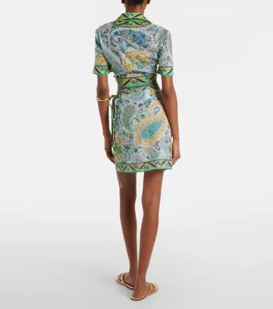 Etro Floral cotton beach cover-up | Thumbnail 2 Etro Floral cotton beach cover-up | Thumbnail 2