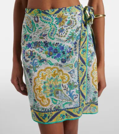 Etro Floral cotton beach cover-up | Thumbnail 3 Etro Floral cotton beach cover-up | Thumbnail 3