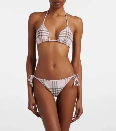 Burberry Check bikini bottoms | Thumbnail 4 Burberry Check bikini bottoms | Thumbnail 4