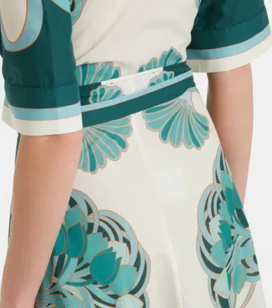 La DoubleJ Sarong floral cotton muslin wrap skirt | Thumbnail 3