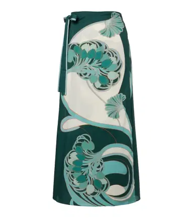 La DoubleJ Sarong floral cotton muslin wrap skirt | Thumbnail 1
