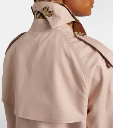 Burberry Cropped cotton gabardine trench coat | Thumbnail 2 Burberry Cropped cotton gabardine trench coat | Thumbnail 2