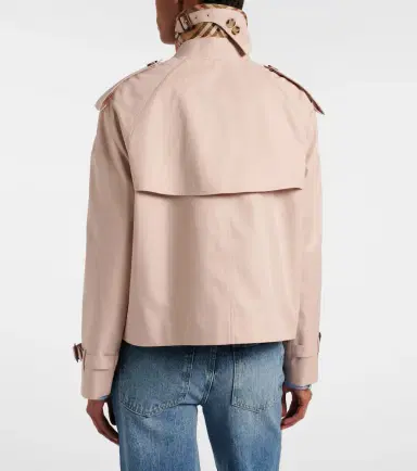 Burberry Cropped cotton gabardine trench coat | Thumbnail 6 Burberry Cropped cotton gabardine trench coat | Thumbnail 6