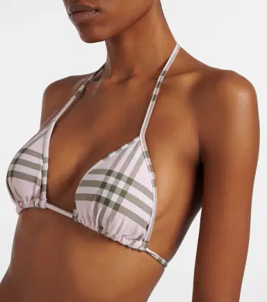 Burberry Check bikini top | Thumbnail 2 Burberry Check bikini top | Thumbnail 2
